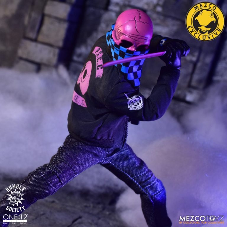 mezco pink skulls chaos club